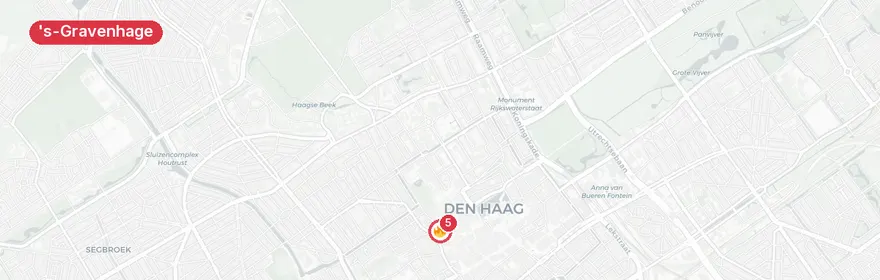 Kaart van Medisch incident Nobelstraat, 's-Gravenhage