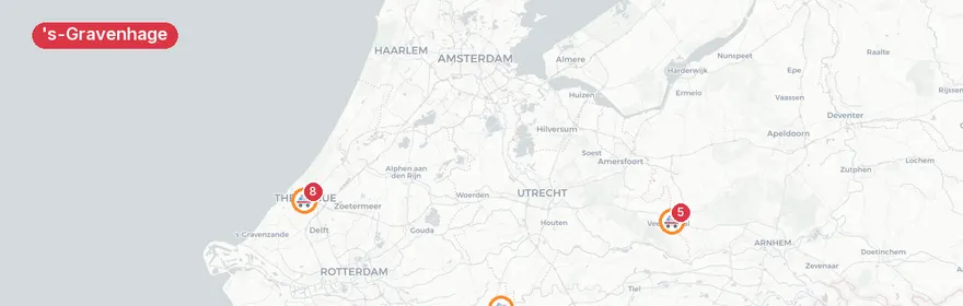 Kaart van Verkeersongeval Prinses Arianelaan Den Haag