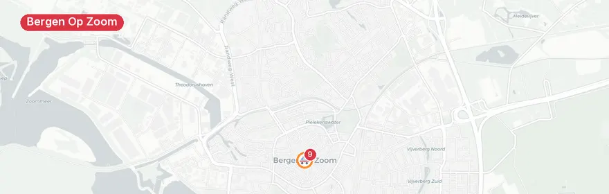 Kaart van Ernstig verkeersongeval A4 Bergen Op Zoom