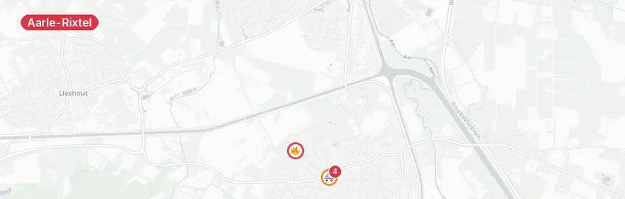Kaart van Reanimatie Meierijstraat Aarle-Rixtel
