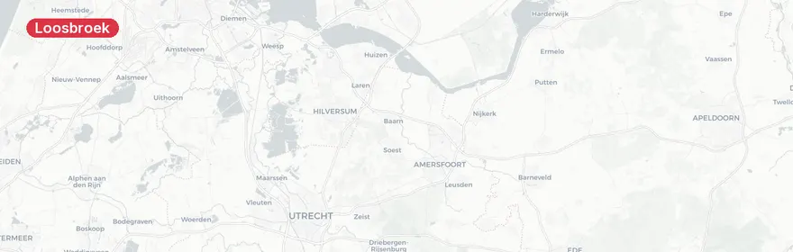 Kaart van Meerdere A1-meldingen Loosbroek
