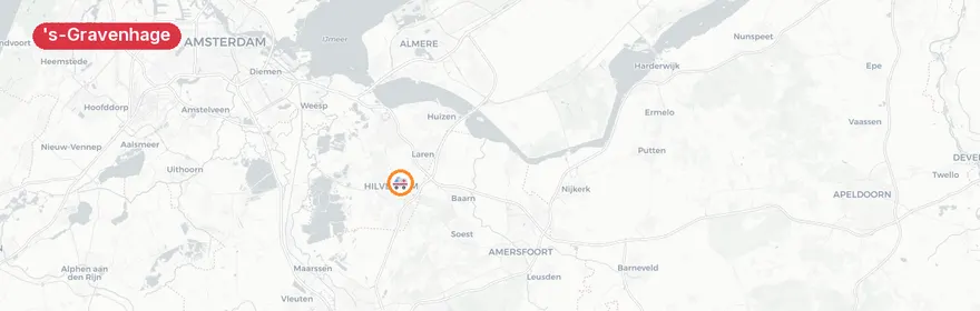 Kaart van Verkeersongeval Zuid-Hollandlaan, 's-Gravenhage