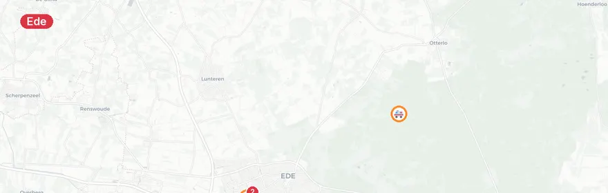 Kaart van Eenzijdig verkeersongeval Galvanistraat Ede