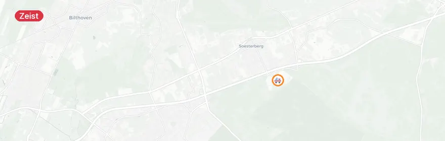 Kaart van Zware explosie Steynlaan Zeist
