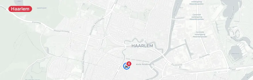 Kaart van Bakfietser gewond bij aanrijding met lijnbus Nassaulaan