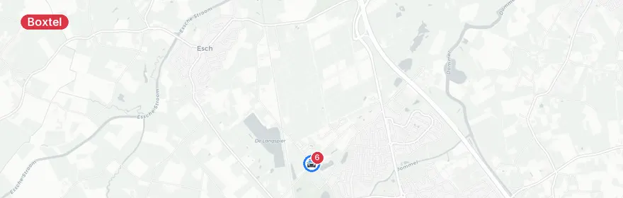 Kaart van Spoorongeval Molenwijkseweg, Boxtel