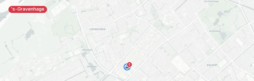 Kaart van Verkeersongeval De Werf, 's-Gravenhage