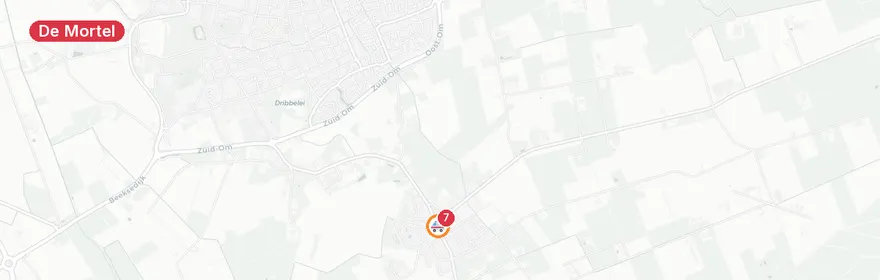 Kaart van Reanimatie Oude-Molenweg De Mortel