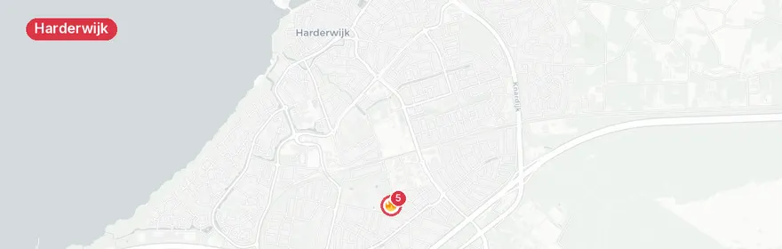 Kaart van Uitslaande brand asielzoekerscentrum Graaf Ottolaan