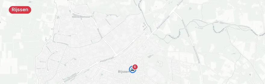 Kaart van Aanrijding Enterstraat Rijssen, traumahelikopter gealarmeerd
