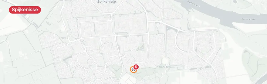 Kaart van Man zwaargewond na steekincident Krekelveen Spijkenisse