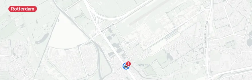 Kaart van Verkeersongeval met letsel De Lugt Rotterdam