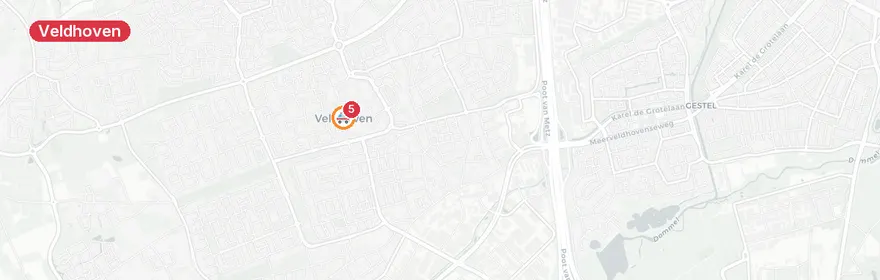 Kaart van Motorrijder glijdt van weg, bijrijdster ernstig gewond