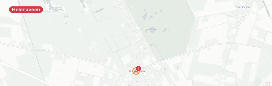 Kaart van Zwaar verkeersongeval A67 Helenaveen