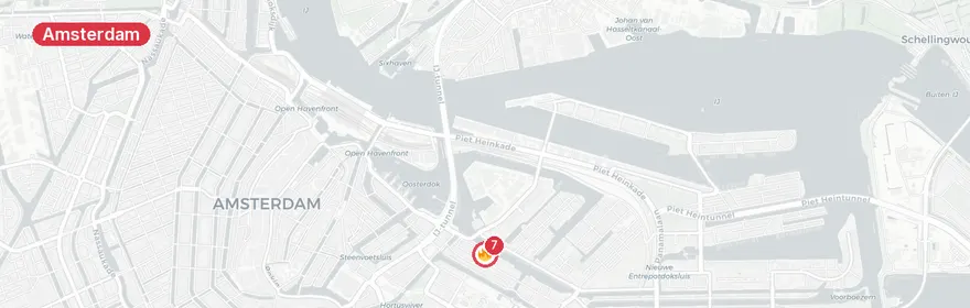 Kaart van Woningbrand en explosie Matrozenhof Amsterdam