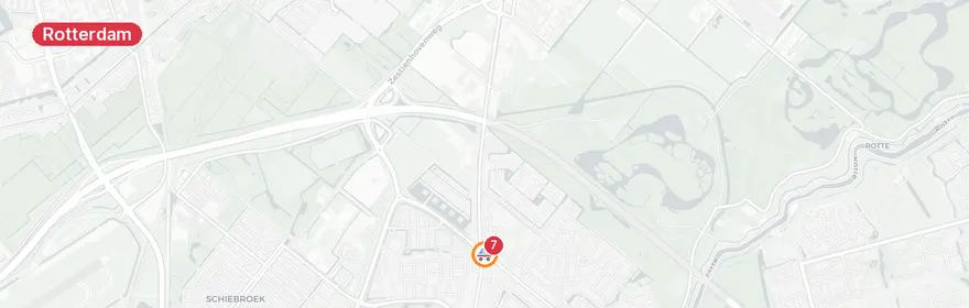 Kaart van Verkeersongeval met letsel Grindweg Rotterdam