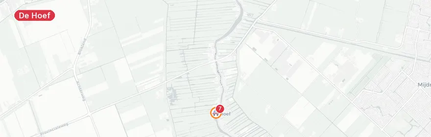 Kaart van Reanimatie Hoef Westzijde in De Hoef