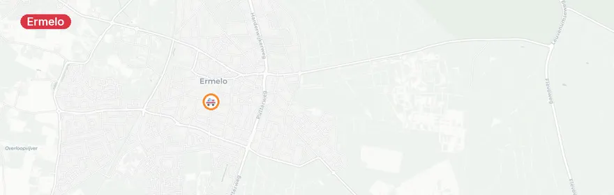 Kaart van Meerdere A1-ambulances Ermelo