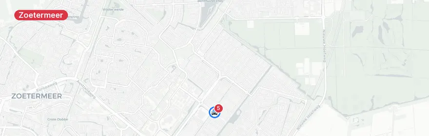 Kaart van Kind aangereden op Zuidwijkstraat Zoetermeer, traumahelik...