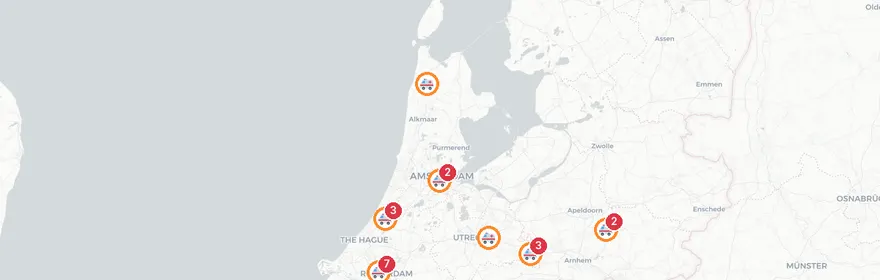 Kaart van Reanimatie Bremlaan Rhenen