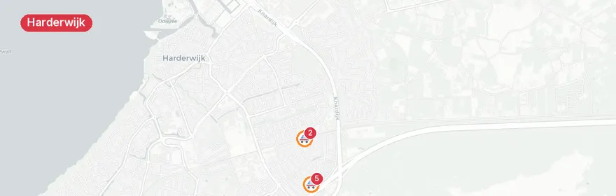 Kaart van Gaslekkage met steekvlam op Van Speyklaan Harderwijk