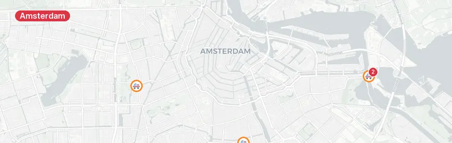 Kaart van Meerdere incidenten met letsel in Amsterdam