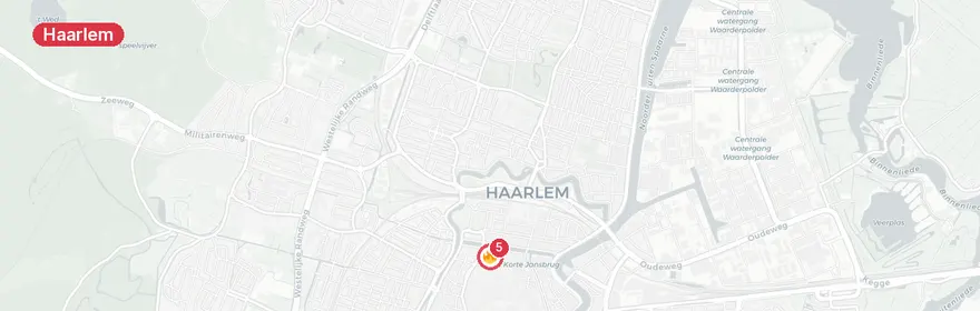 Kaart van Reanimatie Nassaustraat Haarlem