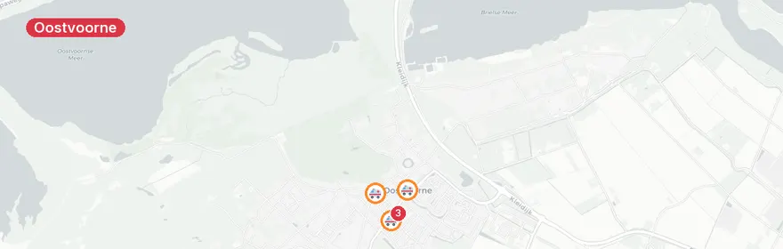 Kaart van Reanimatie G v Voorneweg Oostvoorne