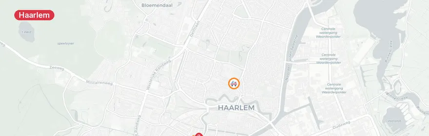 Kaart van Medische noodsituatie Zijlweg, Haarlem
