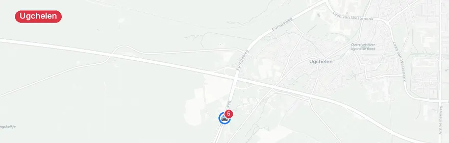 Kaart van Aanrijding met letsel Van Golsteinlaan Ugchelen