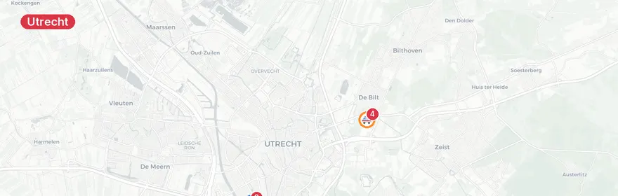 Kaart van Aanrijding met letsel Marco Pololaan Utrecht, traumahelik...