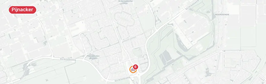 Kaart van Reanimatie Roggeakker Pijnacker