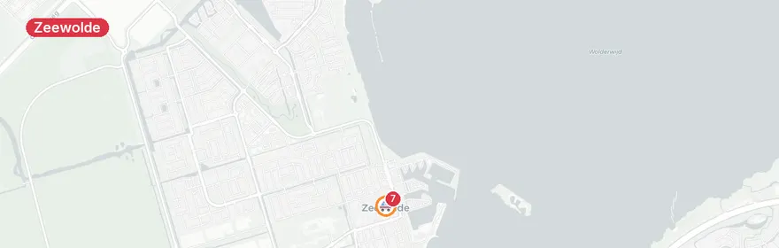 Kaart van Aanrijding met letsel op Ravelijn Zeewolde