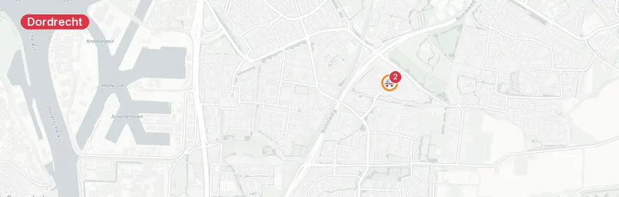 Kaart van Verkeersongeval Laan van Europa Dordrecht