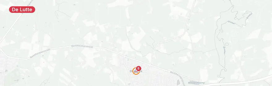 Kaart van Dodelijk verkeersongeval A1 De Lutte