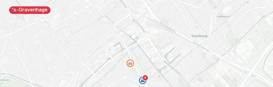 Kaart van Verkeersongeval Q-Park Laakhaven, Den Haag