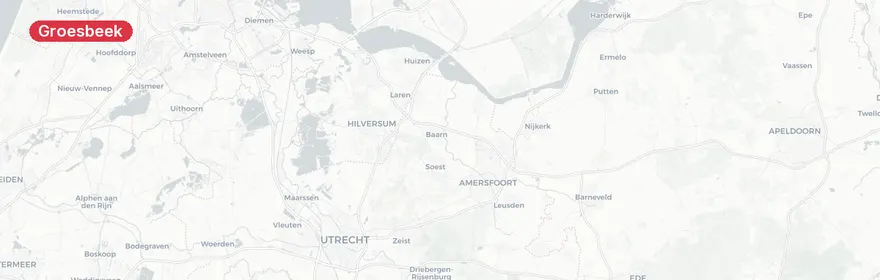 Kaart van Reanimatie Acaciastraat Groesbeek, traumahelikopter opger...