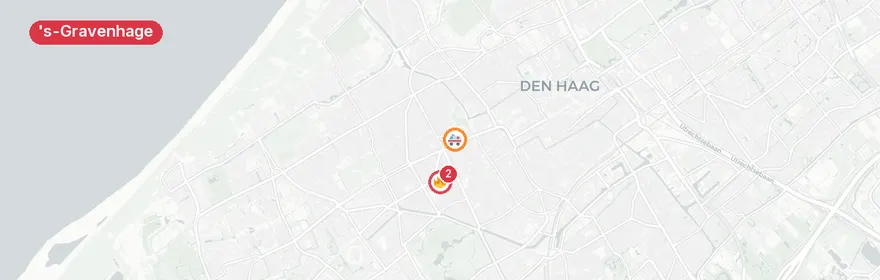 Kaart van Persoon te water Leyweg, 's-Gravenhage