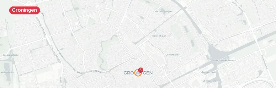 Kaart van Verkeersongeval Duinkerkenbrug, Groningen