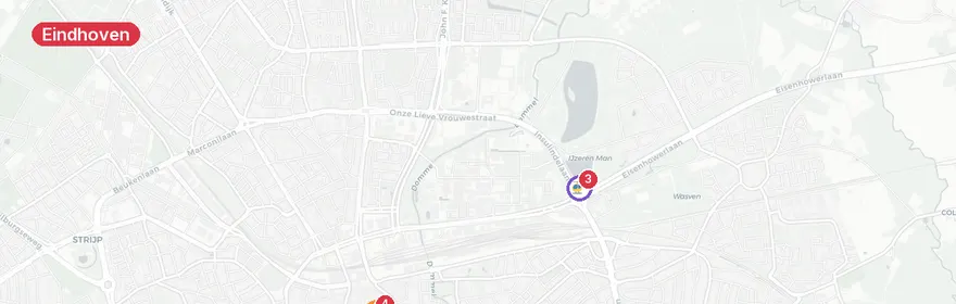 Kaart van Ernstig verkeersongeval Berenkuil Eindhoven