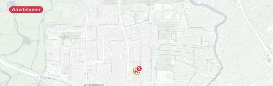 Kaart van Medisch incident met afhijsen Amstelveen