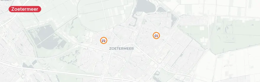 Kaart van Meerdere meldingen Heliumstraat Zoetermeer