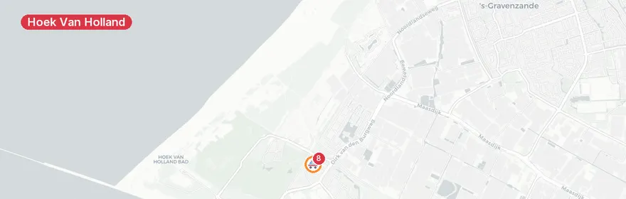 Kaart van Reanimatie 's-Gravenzandseweg Hoek van Holland