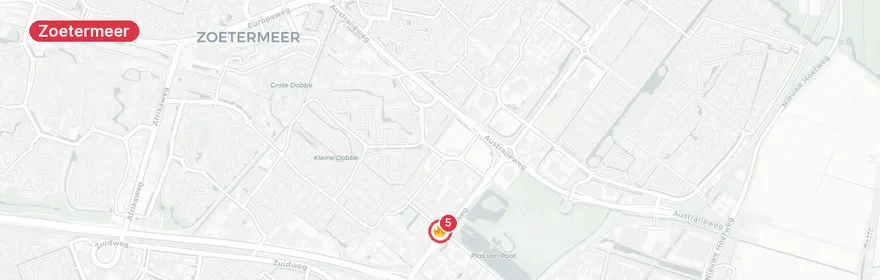Kaart van Brand in perscontainer bij papierrecyclingbedrijf Industr...