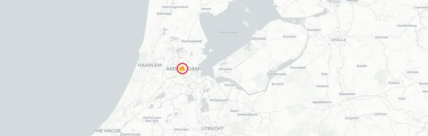 Kaart van Brandnacht in Arnhem en Delft