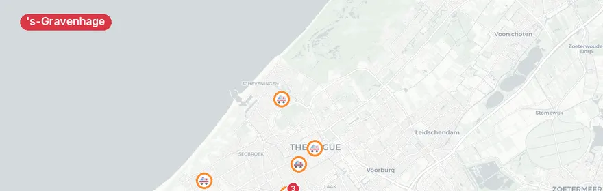 Kaart van Incident De La Reyweg, Den Haag