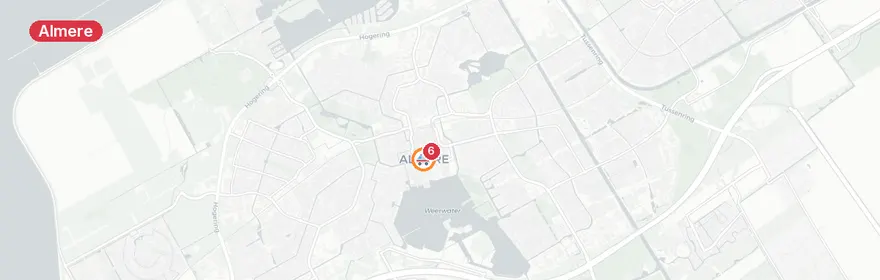 Kaart van Verkeersongeval Steigerdreef Almere