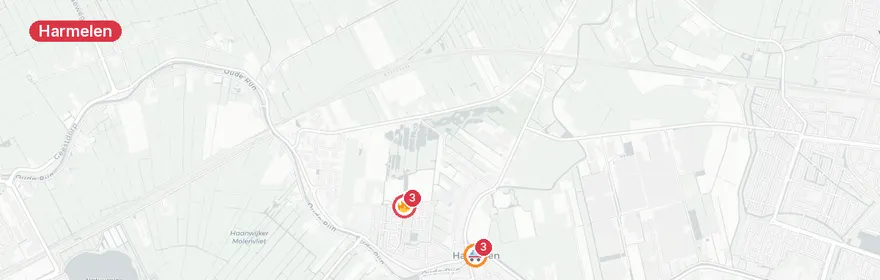 Kaart van Reanimatie Houtduif Harmelen