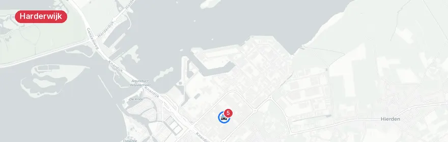 Kaart van Aanrijding met letsel Industrieweg Harderwijk