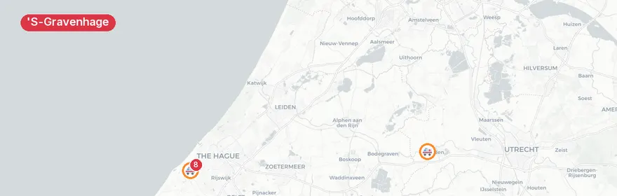 Kaart van Reanimatie Loosduinse Hoofdstraat, Den Haag